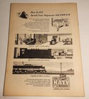 August 1953 Katy Employees Magazine  Missouri Kansas Texas Railroad Vintage