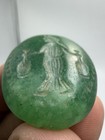 Roman Ancient Green Intaglio Seal Stone Stamp Engraving
