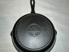 Lodge Usa 5sk Cast Iron 8  Skillet Pan With Double Pouring Spouts Heat Ring