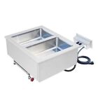 Stainless Steel Two Pan Insulated Drop-in Hot Food Well - 120v