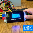 Pc Computer Power Supply Tester  Digital Lcd Screen  Atx itx ide hdd sata byi  k