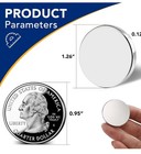 24 Pack Strong Magnets With Double Sided Adhesive  1 26  X 0 12  Round Permanen