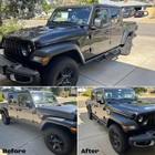 Fit 20-26 Jeep Gladiator 4 Door Jt Drop Side Step Running Boards Nerf Bar Bdka