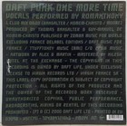Daft Punk - One More Time first Edition single Sided Press 