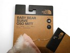 The North Face Baby Mittens Suave Oso Mitts Baby Bear Gardenia 0-6 Months Nwt