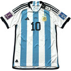2022 Argentina Authentic Home Jersey  10 Messi Medium Player Issue World Cup Kit