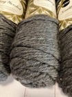 Vintage Sears 100  Virgin Wool Knitting Worsted Yarn Lot Of 4 Dark Grey