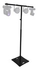 Rockville Rlf4 Black 10 Foot Solid Base T-bar Lighting projector Dj Stand   Bags