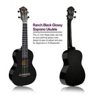 Soprano Ukulele 21 Inch Ukelele Professional Small Hawaiian Guitar Maple Top    