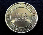 Tops Big Boy Americas Favorite Hamburger Parking Token Aurora Il