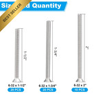 50pcs 6-32 Extra Long Outlet Screws 1-1 2 1-3 4 2 Inch For Electrical Box Repair
