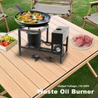12v Waste Oil Burner Oil Stove Outdoor Cooking Hot Heating Furnace Burning Stove