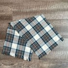 Kinloch Anderson Plaid Scarf 100  New Pure Wool  58  X 10   Made In Scotland