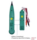 Rj11 Network Line Finder Cable Tracker Tester Toner Electric Wire Tracer W  Bag-