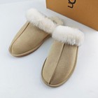 Ugg Scuffette Ii Sand Slippers Sheepskin Warm Women s Shoes Us 6-11 With Box