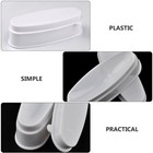 2 Pcs Nail Dipping Powder Box Manicure Polish French Tip Tray The