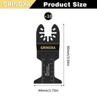 Grinoxa 10pcs Oscillating Tool Blades  Universal Saw 10pcs  Black