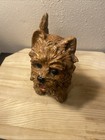 Wanlian Yorkshire Terrier Dog Statue Polyresin Yorkie Figurine Garden Home Decor