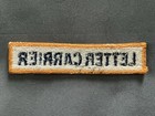 New Vtg 70-80s Usps Letter Carrier Mail Tab Sew On Patch Rare Obsolete