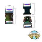 Country Brook Design   3 4 Inch Contoured Iridescent Rainbow Buckles  50 Pack