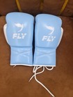 Fly Superlace X Boxing Gloves Lace Up Type Pro Boxing Gloves Skyblue 8oz-16oz