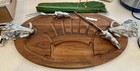 Bruce Fox Cutlery Set Bull Handles New