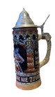 Original King W  Germany We Love Be Happy At Beer Lidded Beer Stein Marked 1000