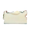 Vintage Wax Ornament Cast From Antique German Mold   Winter Elopement C1865