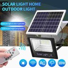 300w Led Solar Floodlight Panel Street Lights Outdoor Waterproof Remote Control