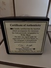 Willie Mays Autographed Rawlings Baseball With Authenticity Certificate