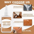 Leather Glue  Leather Glue Adhesive For Leather Repair  High Strength  Flexible