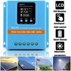 2 X 4800w 100a Mppt Solar Charge Controller 12v 24v 36v 48v Battery Pv Regulator