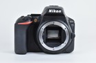 Nikon D5600 24 2 Mp Digital Slr Camera Body Black  4 203shots S n  2037868