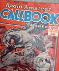 Vintage Summer 1962 Radio Amateur Callbook Book Foreign Listings  md 