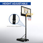 Portable Basketball Hoop With Wheel Basketball Goals 4 4-10 Ft Height Adjustable