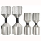 2 Pairs Flange Two Hole Alignment Pins Stainless Steel - 1-1 8  1-5 8  Diameter