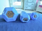 Cacharel Loulou Decorative French Vintage Perfume Bottle Set Of Three 
