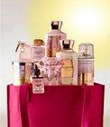 Bath   Body Works Champagne Toast 9-piece Gift Set Bundle New 3 Wick Candle Tote