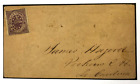 Rare 1861 Confederate Postmasters  Provisional Cover Csa Athens Ga  5x1