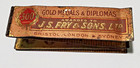 Fry s Cocoa Rare Antique Folding Tin Litographed Ruler C1895 Chocolate