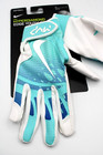 Nike Hyperdiamond Edge Batting Gloves Youth Small Lt Aqua game Royal white