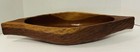 Vintage Mcm Danish Modern Teak Wood 21  Long Canoe Hand Made Heavily Carved Bowl