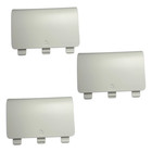 Xbox One S   X Controller Battery Cover Door Lid Replacement Lot Of 3     White