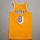 Vintage Kobe Bryant  8 Jersey 1996 Los Angeles Lakers Nba Basketball New Yellow