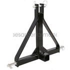 Sturdy 3 Point 2  Receiver Trailer Hitch Category 1 Tractor Tow Drawbar Adapter