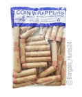 108 Rolls Preformed Pennies Coin Wrappers Tubes 50 Cent  pack Of 3  - Free Ship