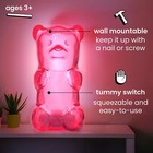 Squeezable Gummy Bear Night Light - Rechargeable  Portable  Squishy Lamp  60-   