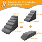 Dog Stairs Steps For 30 Inches Tall High Bed  Pet Dog Ramp Ladder For Small M   