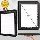 Portfolio Organizer - 3 Ring Binder With Zipper  Vegan Leather Business Padfolio