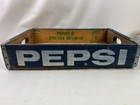 Vintage Blue And White Pepsi Cola Wood Crate Luverne Alabama Rare      Free Ship